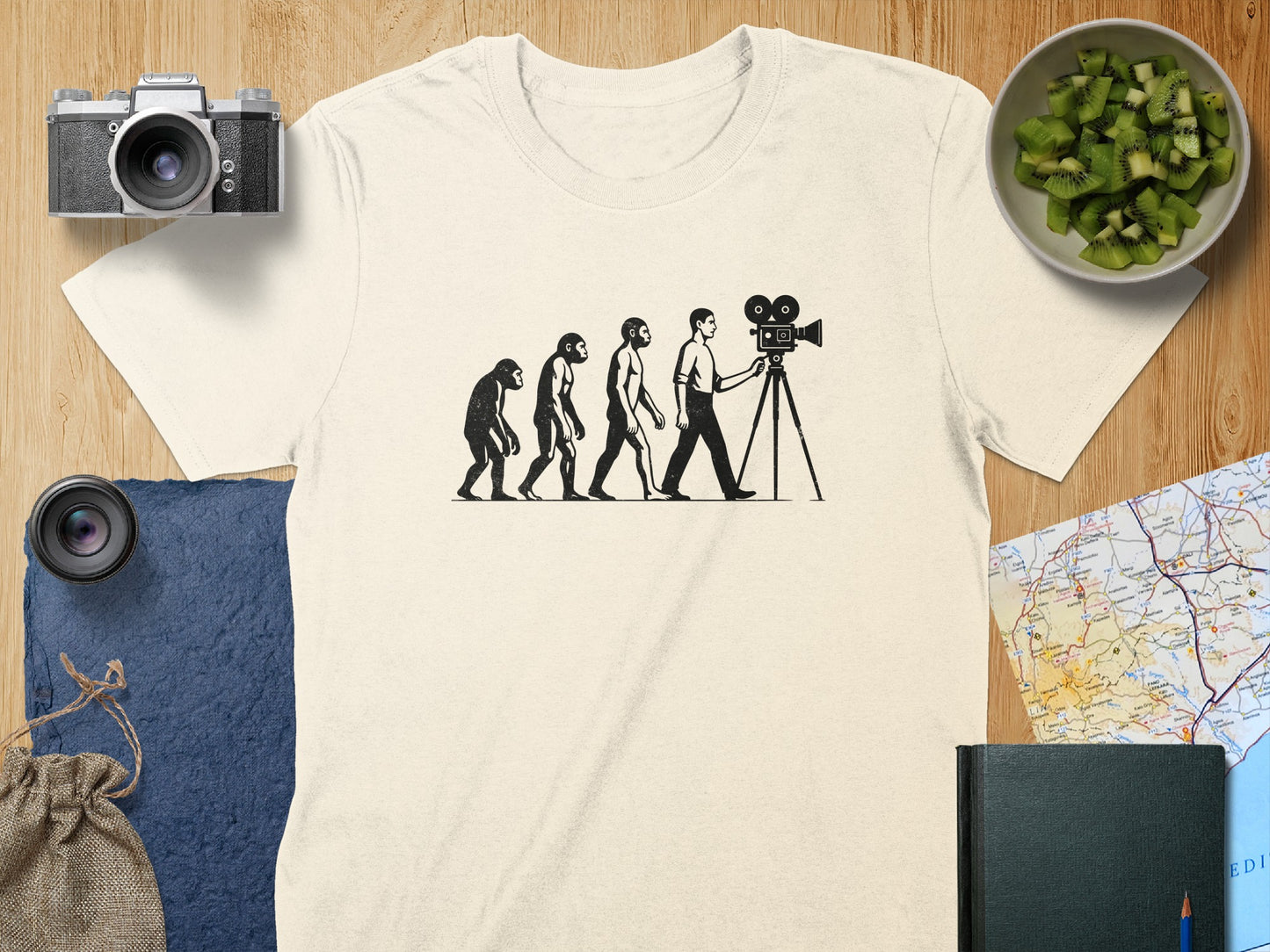 Evolution of Filmmaking Graphic T-Shirt product