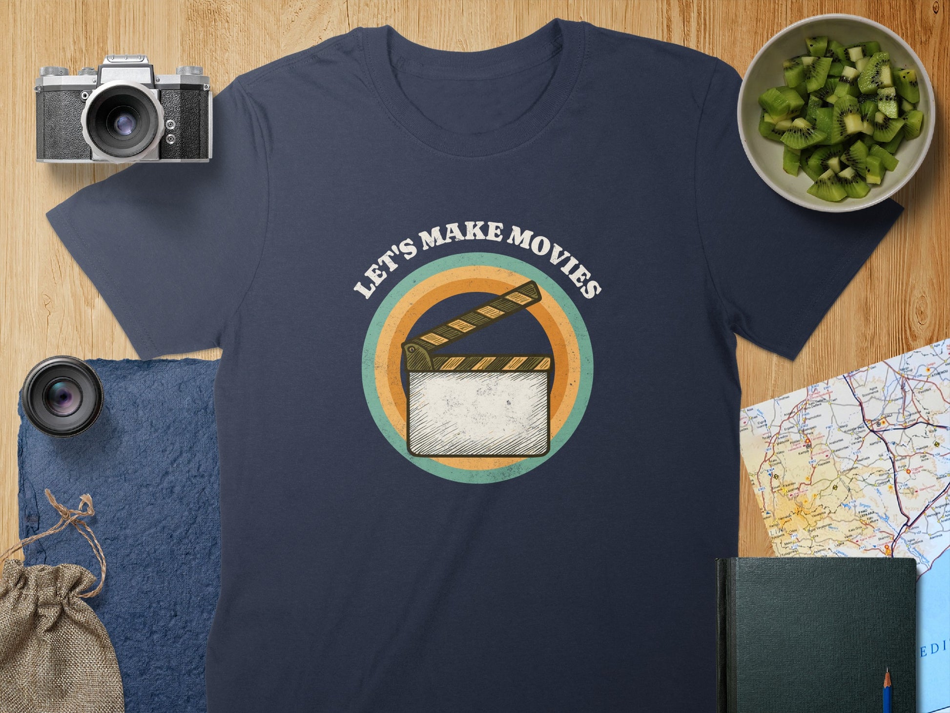 Let's Make Movies Graphic T-Shirt product type