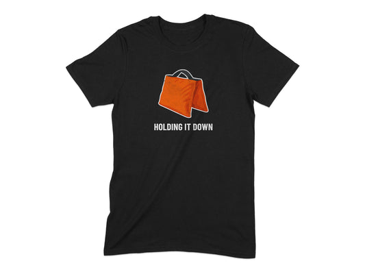 Holding It Down T-Shirt with Unique Graphic Design