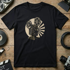 Vintage Film Projector Design Black T-Shirt Product