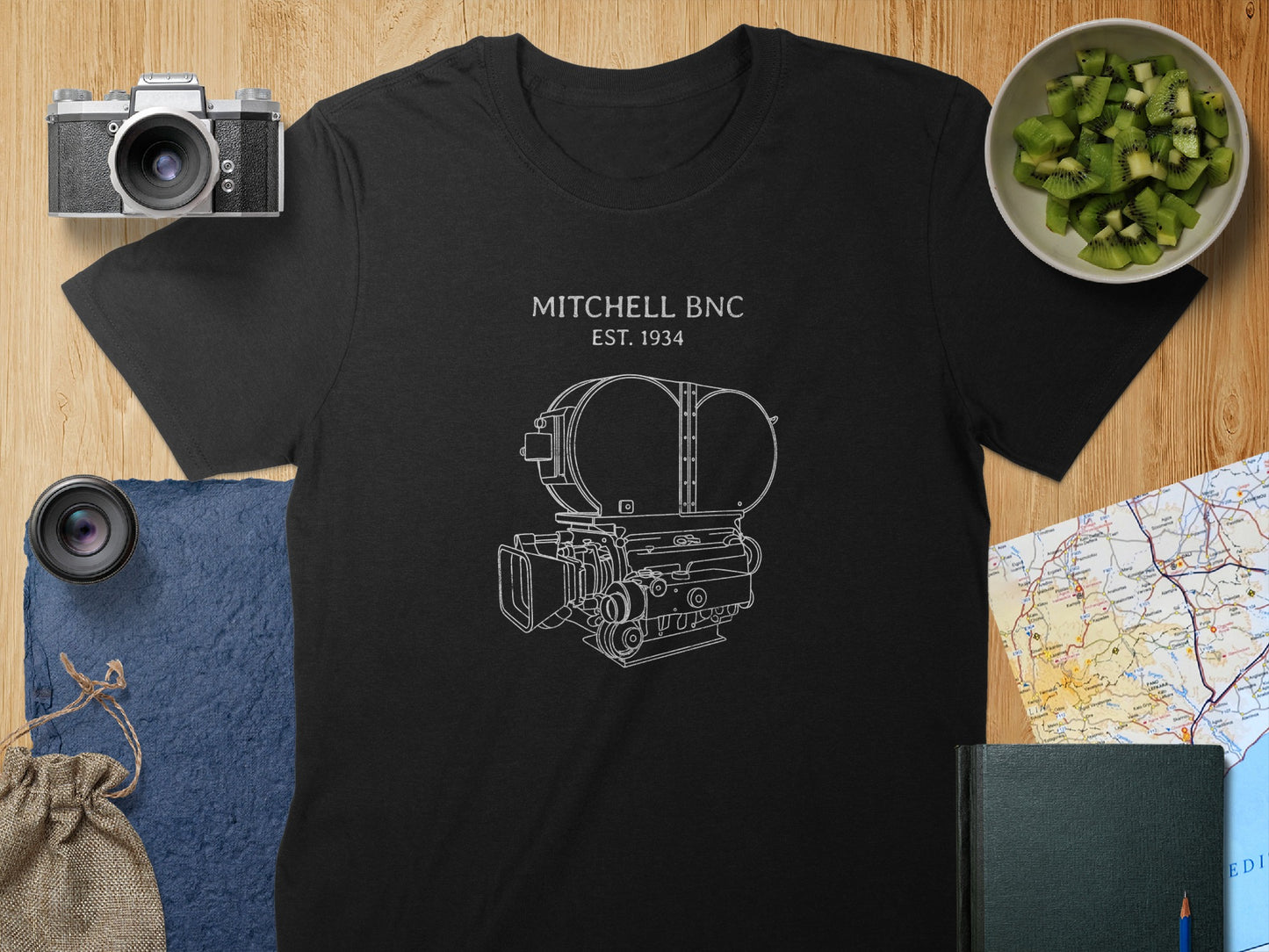 Mitchell BNC EST. 1934 Vintage Camera T-shirt product type