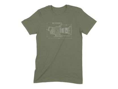 Detailed Camera Diagram Unisex T-Shirt