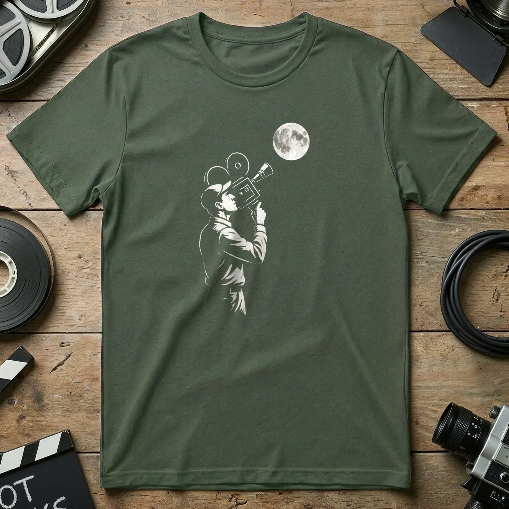 Vintage Camera Man Graphic Tee-Shirt Product