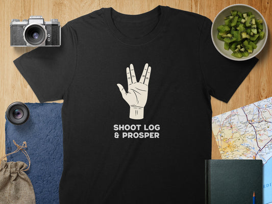 Shoot Log and Prosper Graphic T-shirt product