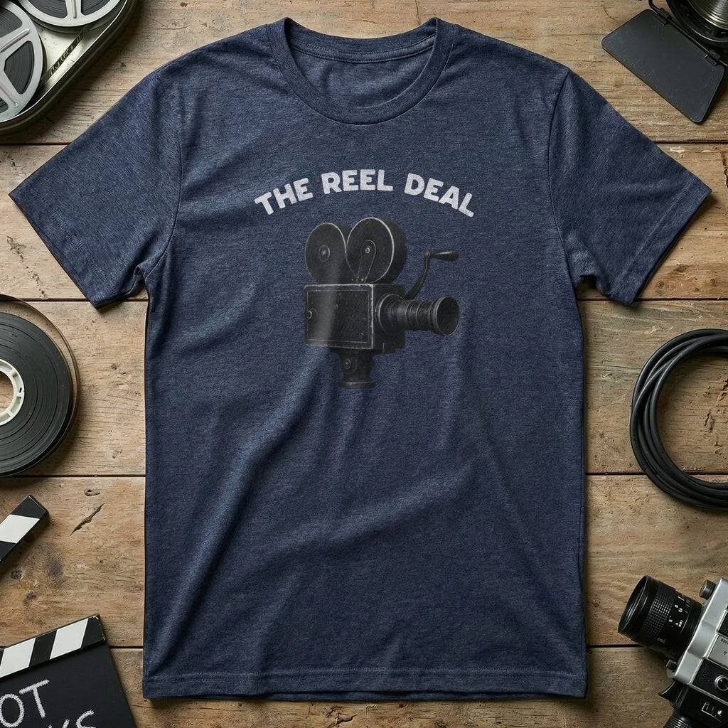 Navy Blue Heather Vintage Camera The Reel Deal product type