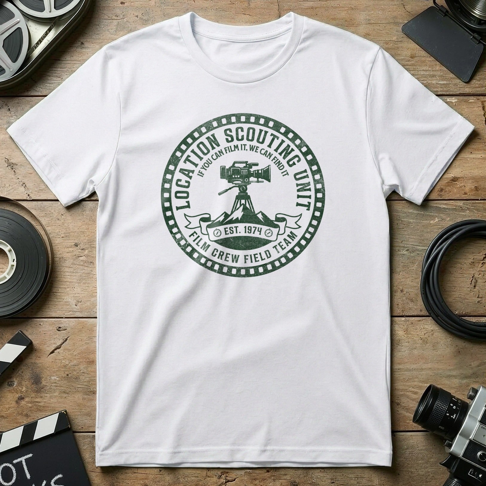 Location Scouting Unit Film Crew Find It T-shirt product type
