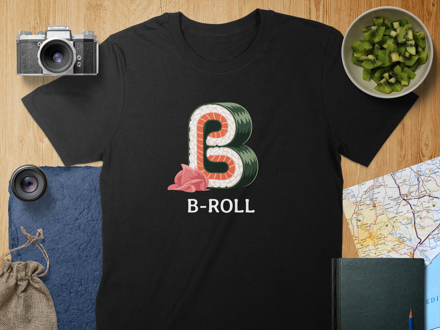 Unique B-Roll Sushi Lover Graphic Tee product