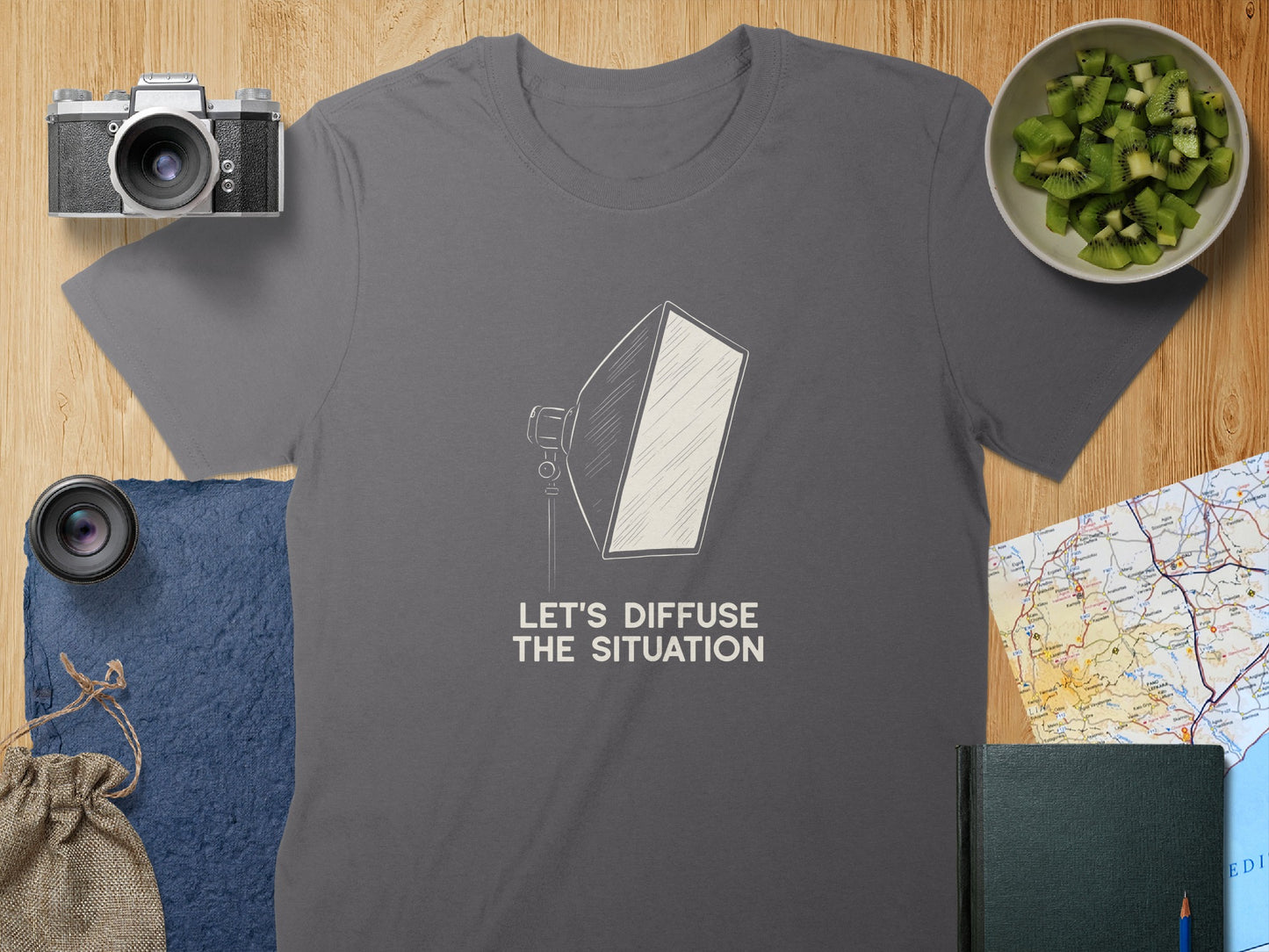 Let's Diffuse the Situation Graphic T-shirt product type