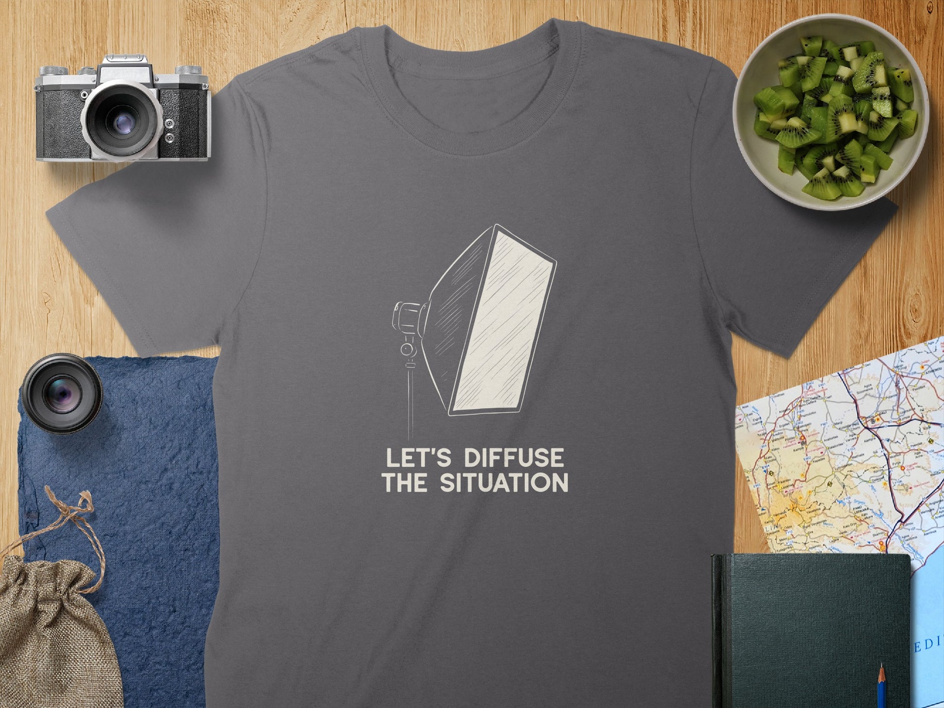 Let's Diffuse the Situation Graphic T-shirt product type
