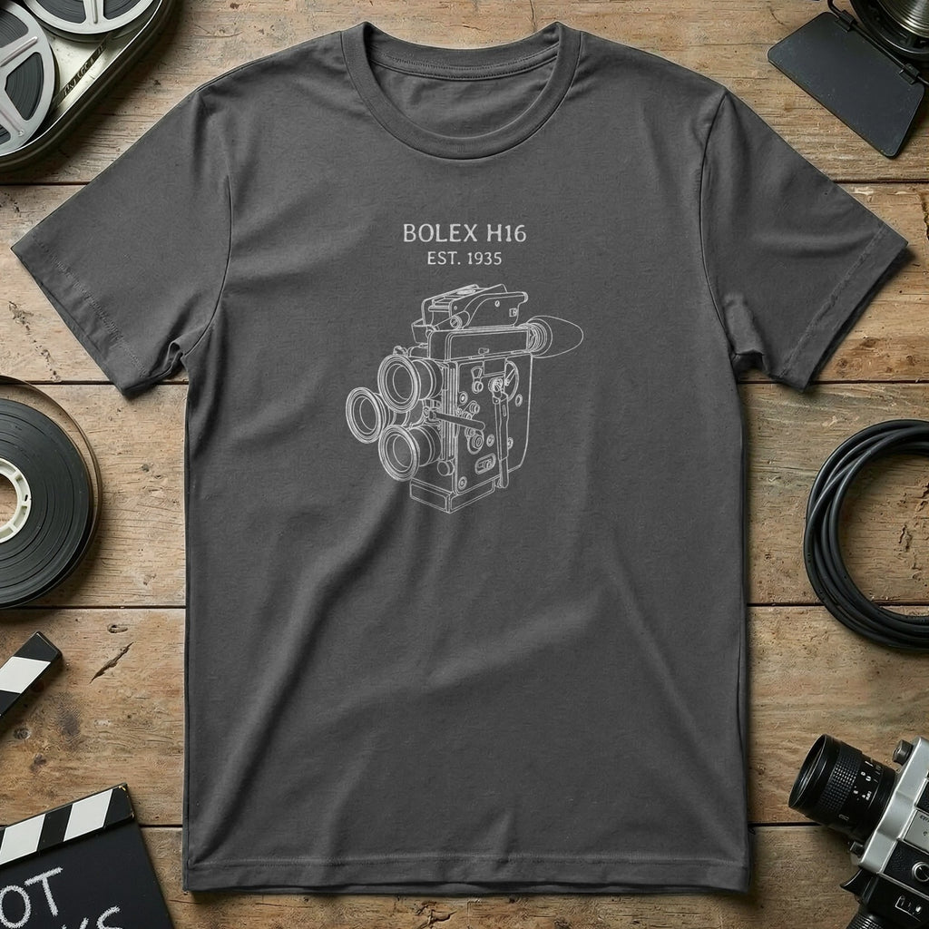 Bolex H16 Cinema Camera Vintage Design EST. 1935 T-shirt product type