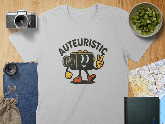 Auteuristic Graphic Tee with Camera Icon Product