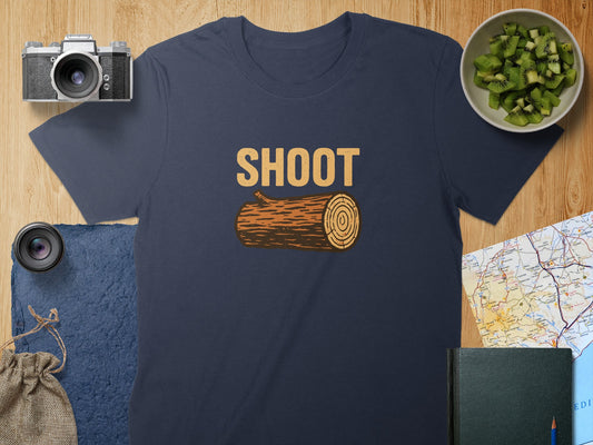 Shoot Log Graphic Tee Shirt apparel product