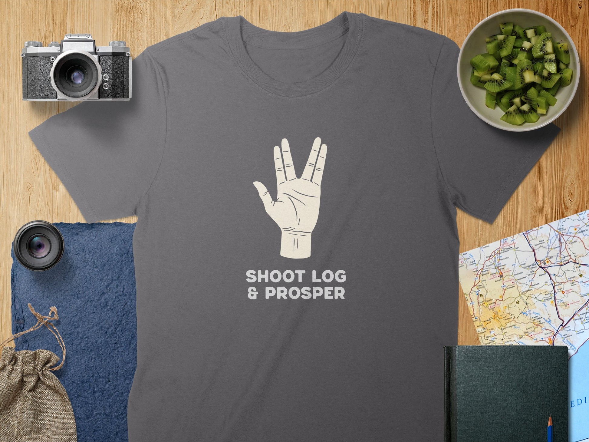 Shoot Log & Prosper Graphic T-Shirt product type