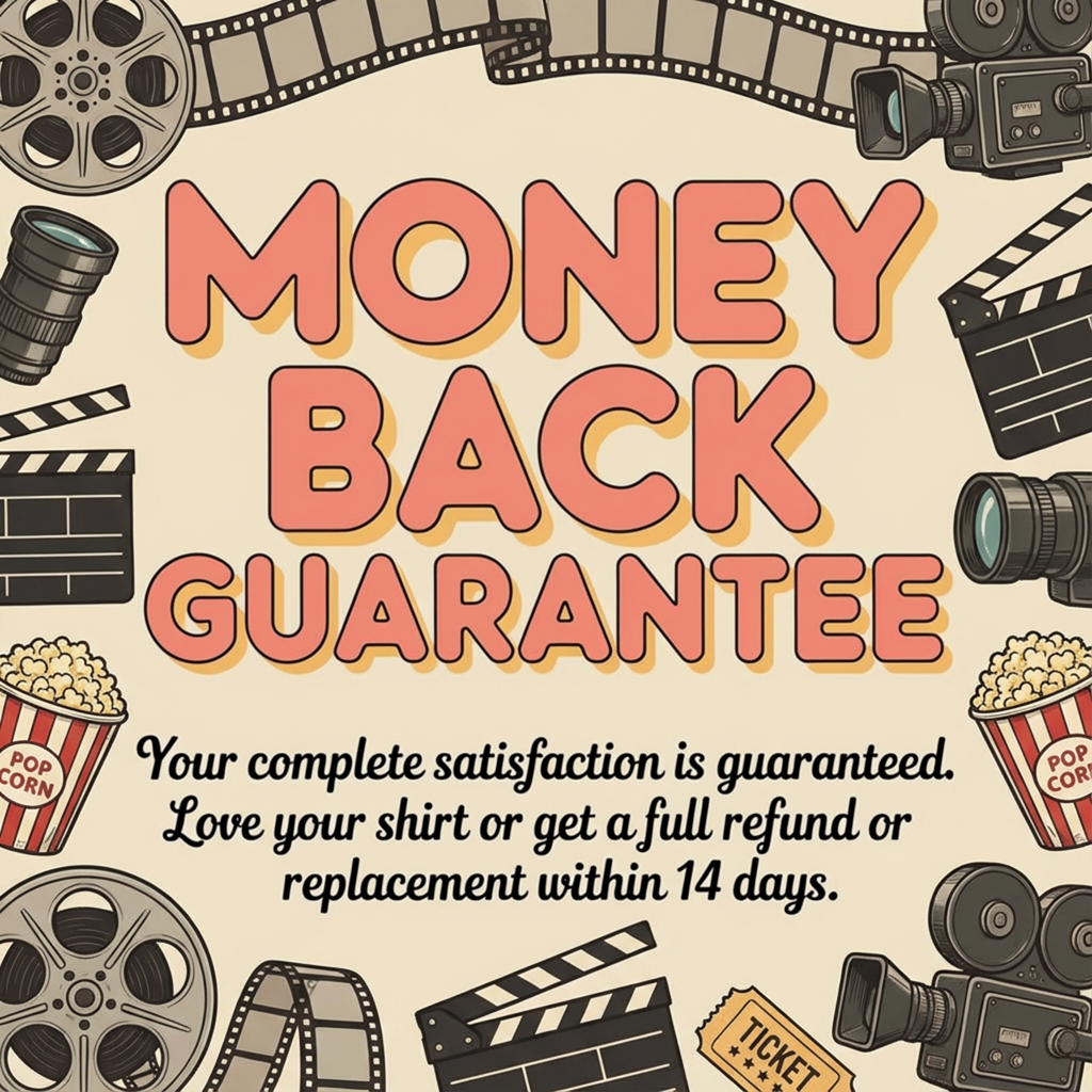 Money Back Guarantee Poster Bold Movie Theme