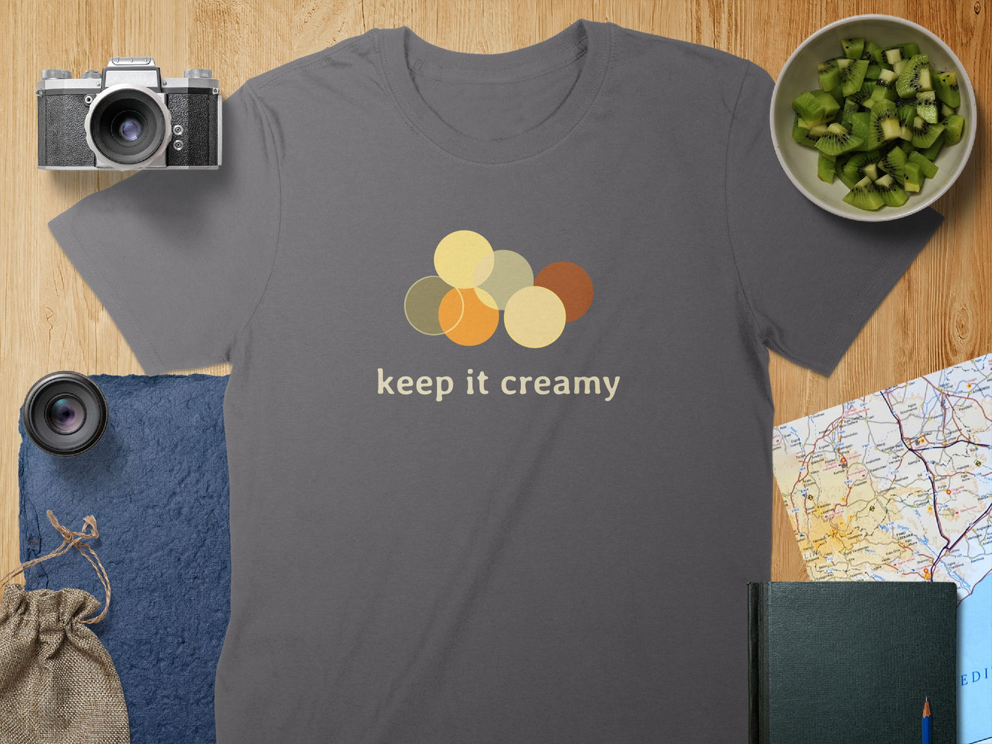 Keep It Creamy Graphic Tee Perfect Casual Shirt Product
