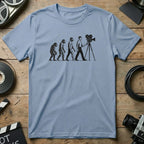 Evolution of Filmmaker Graphic Tee Photography Shirt