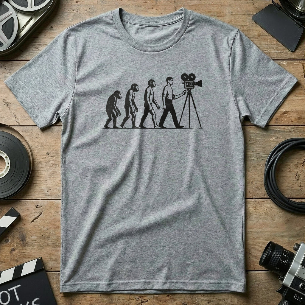 Evolution of Filmmaking Shirt Casual Graphic Tee