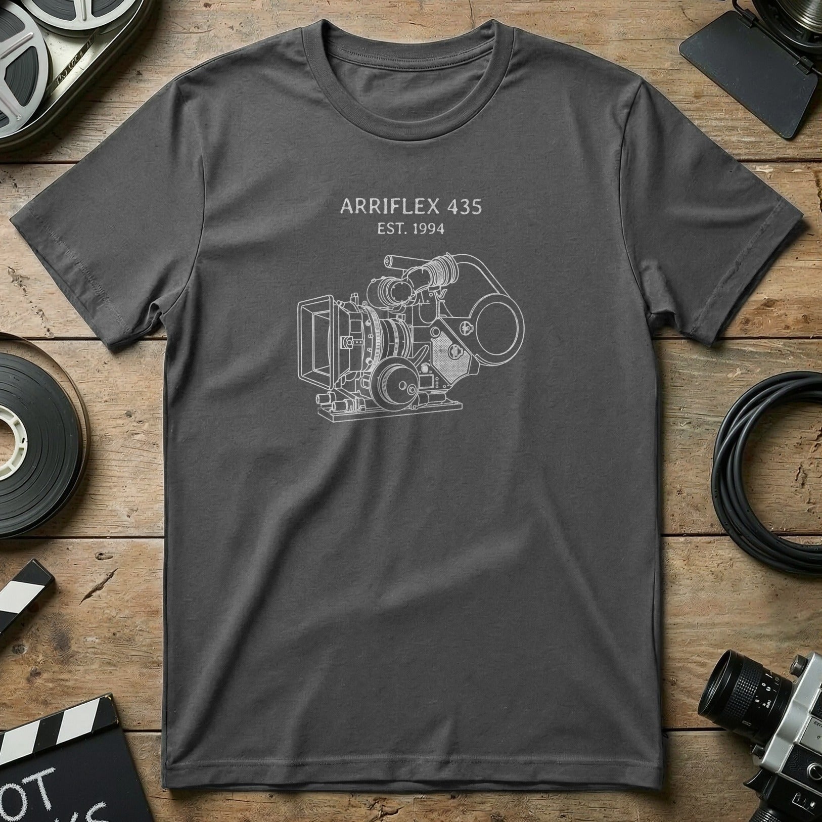 Arriflex 435 EST 1994 Camera Design Gray T-shirt product type