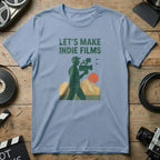 Let's Make Indie Films Graphic T-Shirt for Filmmakers