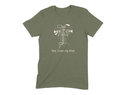 Yes I can rig that T-shirt with camera equipment design