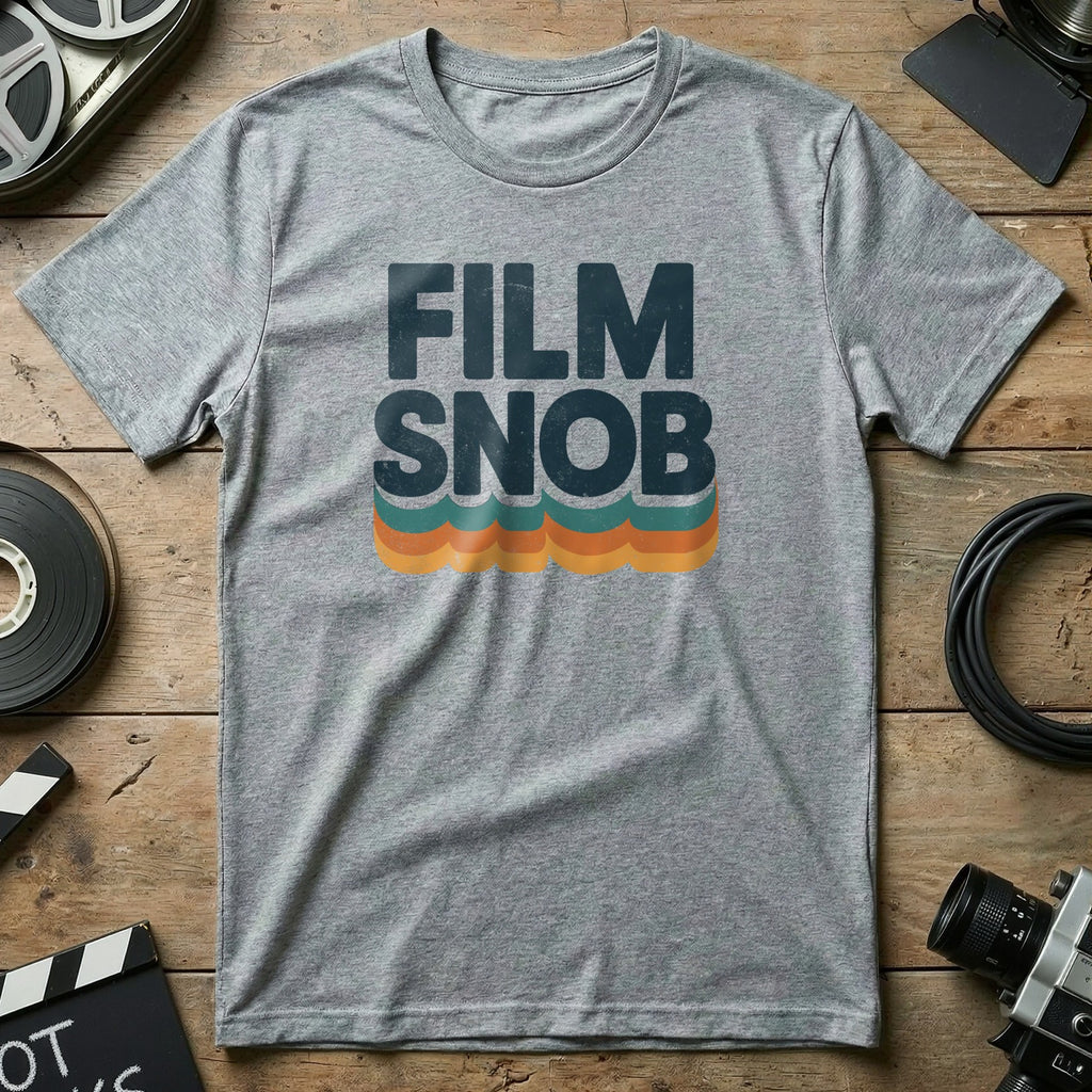 Retro Film Snob Graphic Tee for Movie Enthusiasts