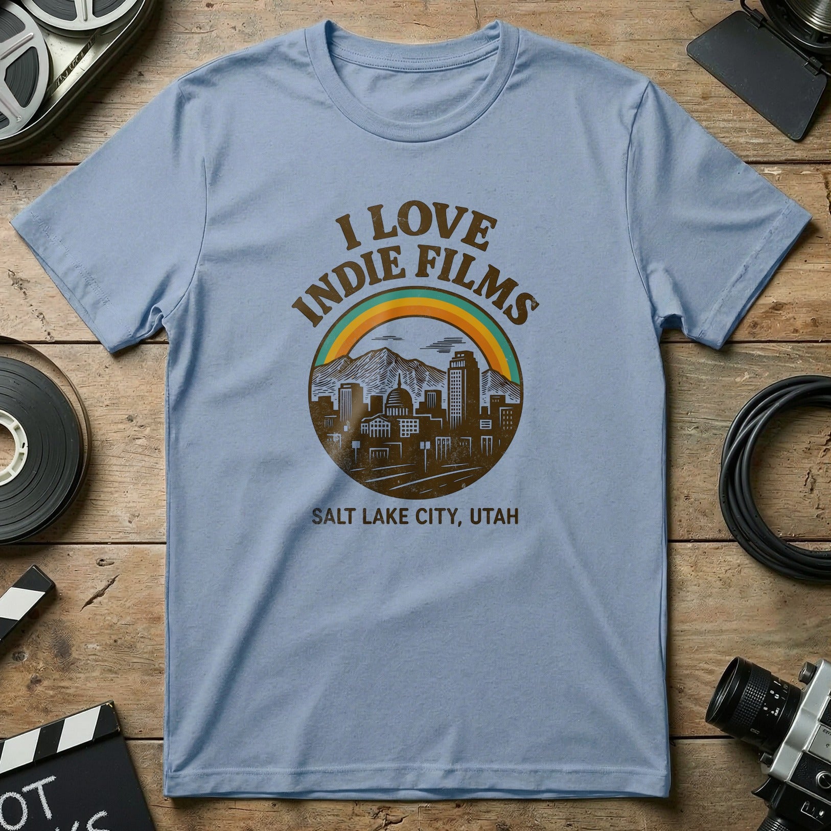 I Love Indie Films Salt Lake City Utah Graphic Shirt