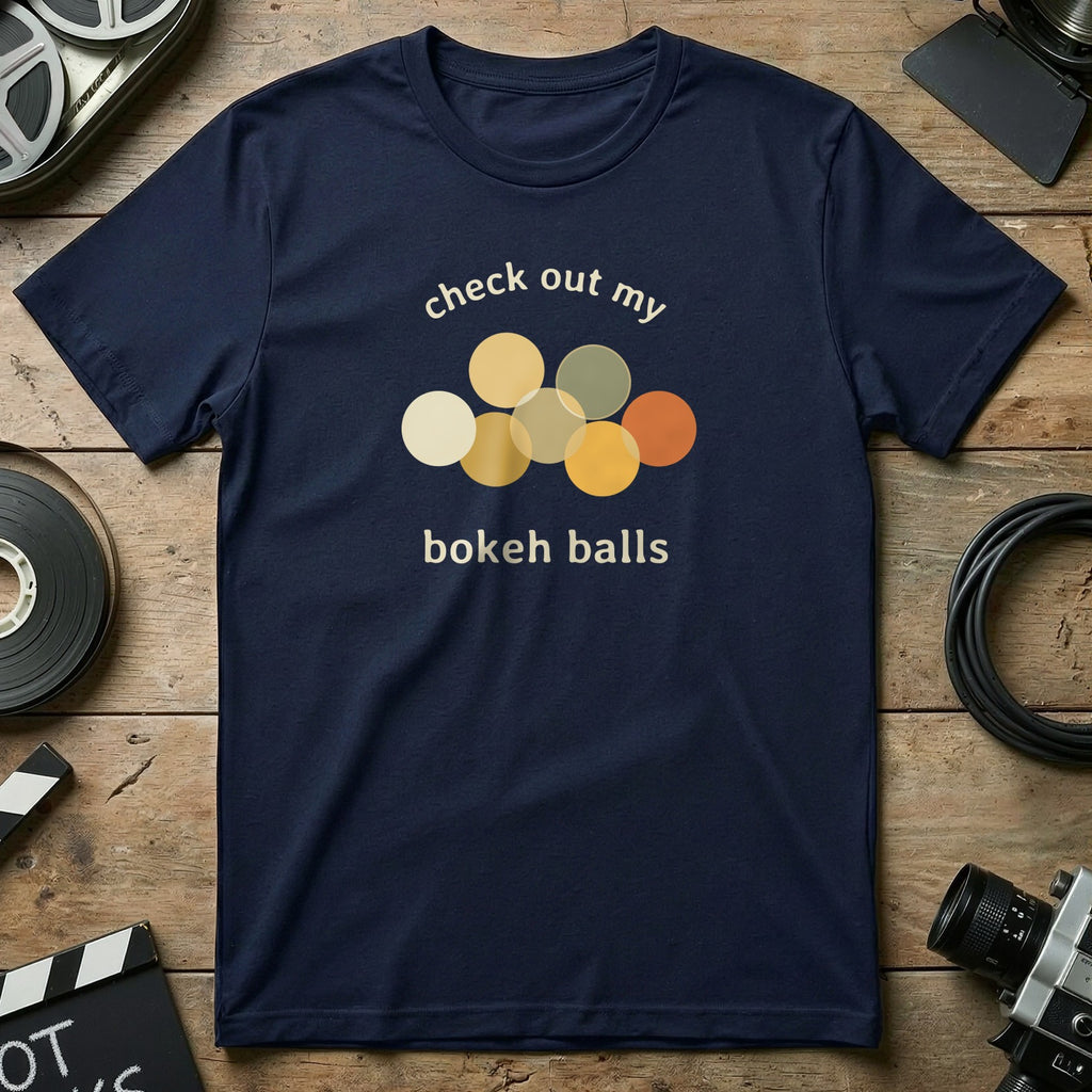 Check Out My Bokeh Balls Graphic Tee Shirt