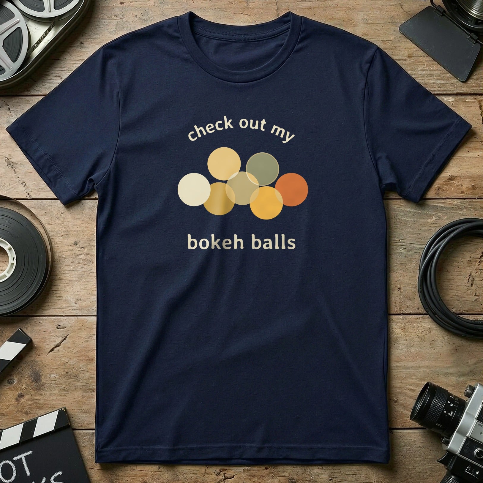 Check Out My Bokeh Balls Graphic Tee Shirt
