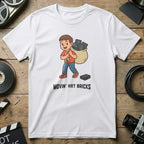 Movin' Hot Bricks Cartoon Character Shirt for Kids