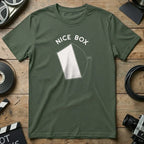 Nice Box Graphic Print Short Sleeve T-Shirt