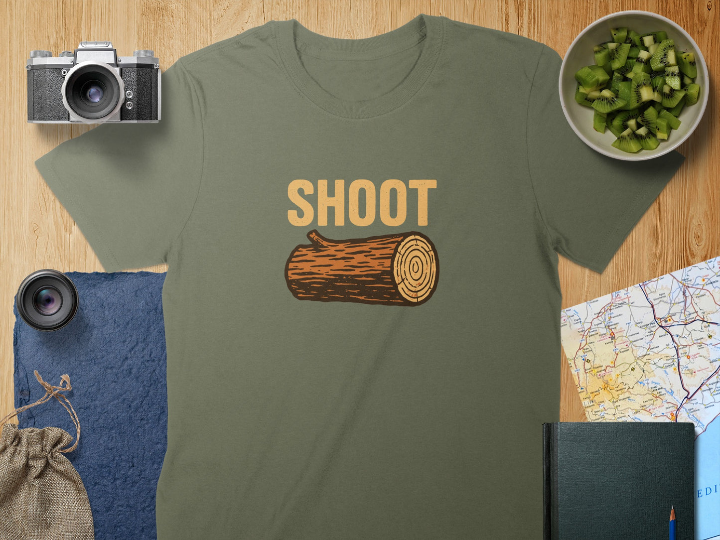 Shoot Log Graphic T-Shirt product type