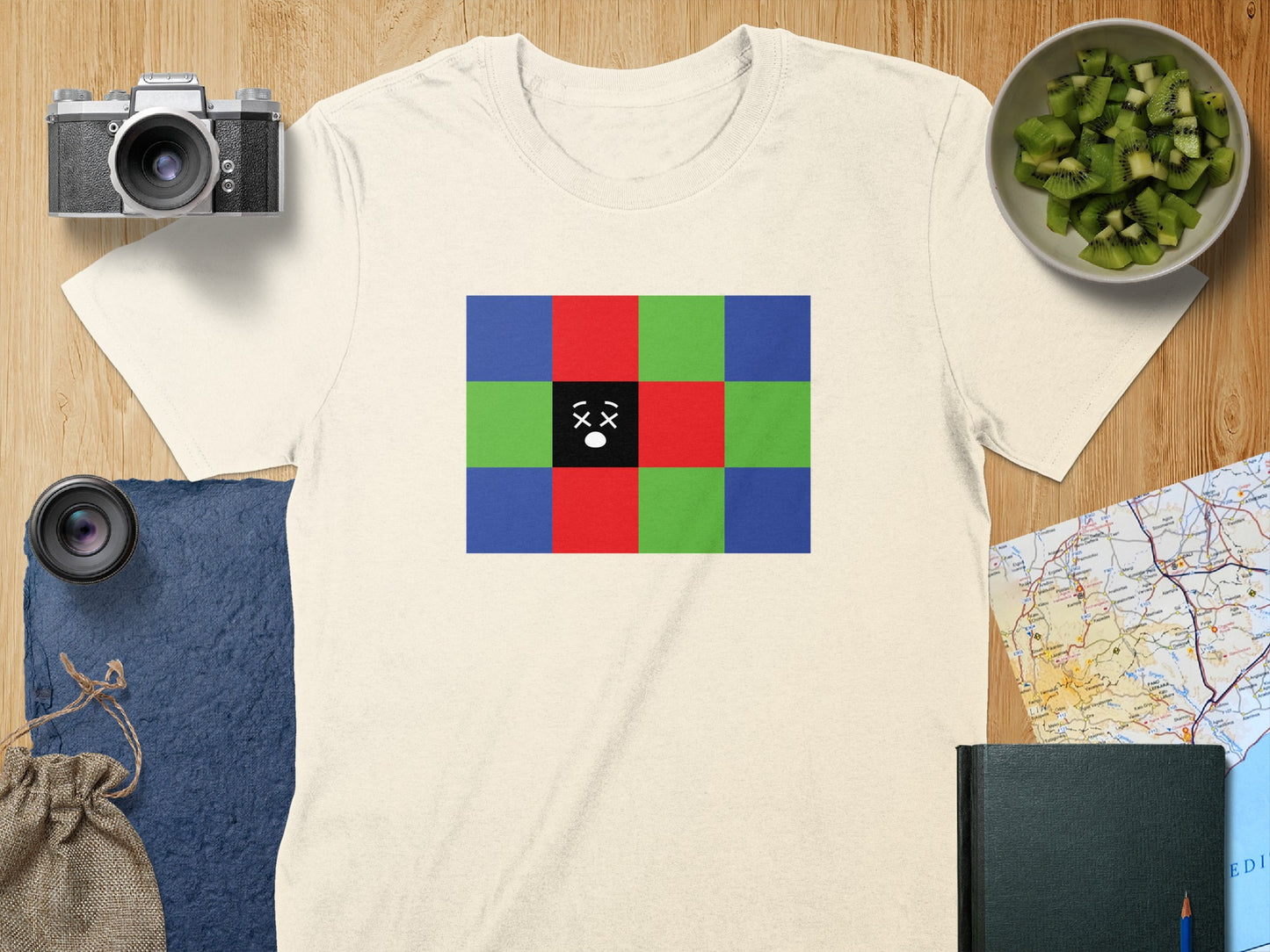 Colorful Geometric Patterned Graphic T-shirt product type