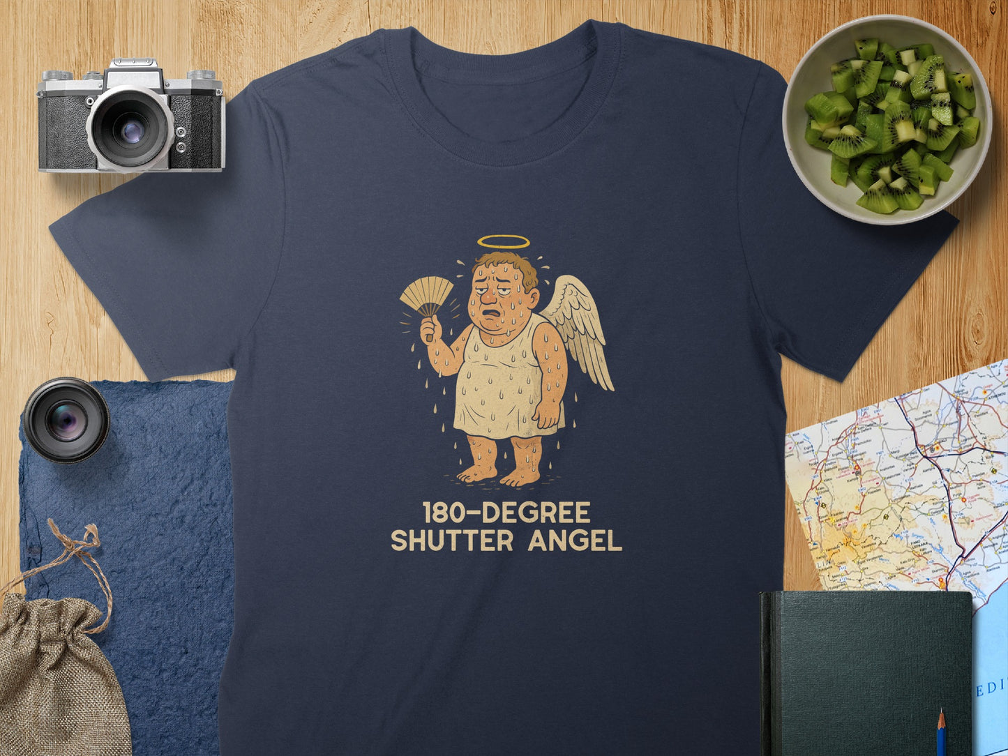 180-Degree Shutter Angel Graphic T-Shirt product type