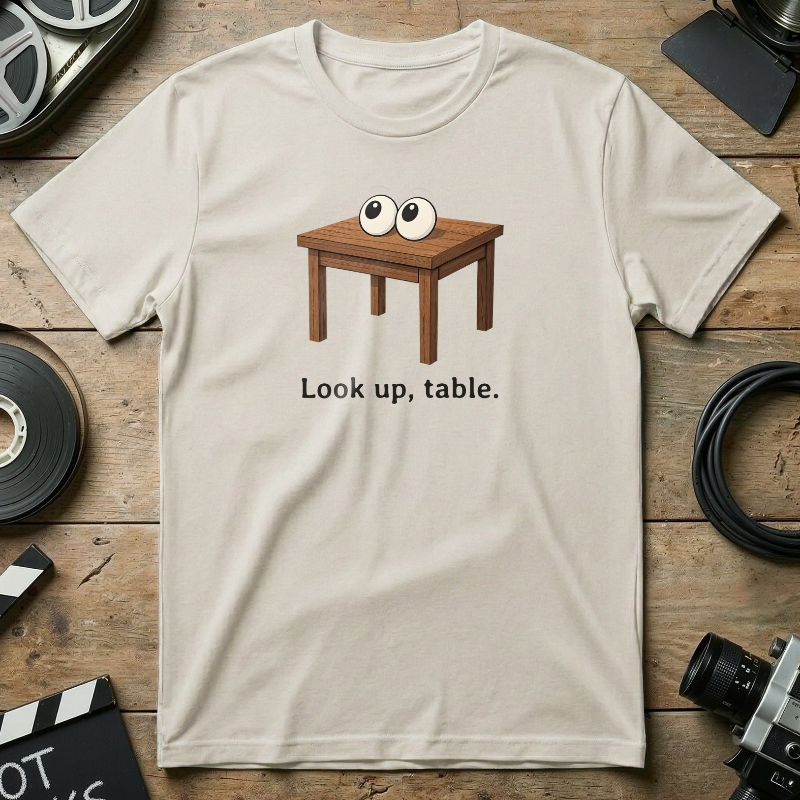 Look up table funny design t-shirt