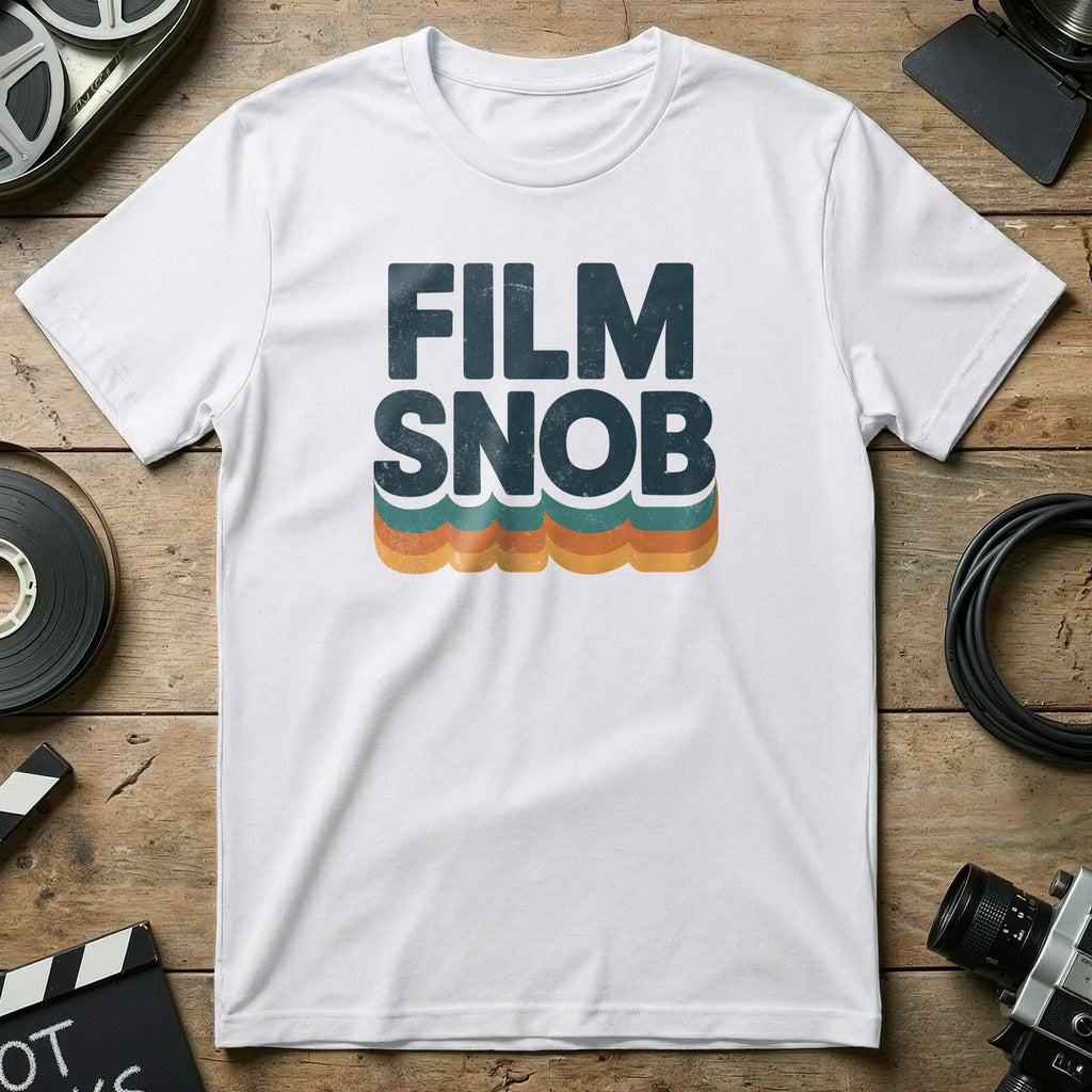 Film Snob Retro Design Graphic T-Shirt Perfect Gift
