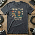 Born to Vlog Forced to Trend Graphic T-Shirt