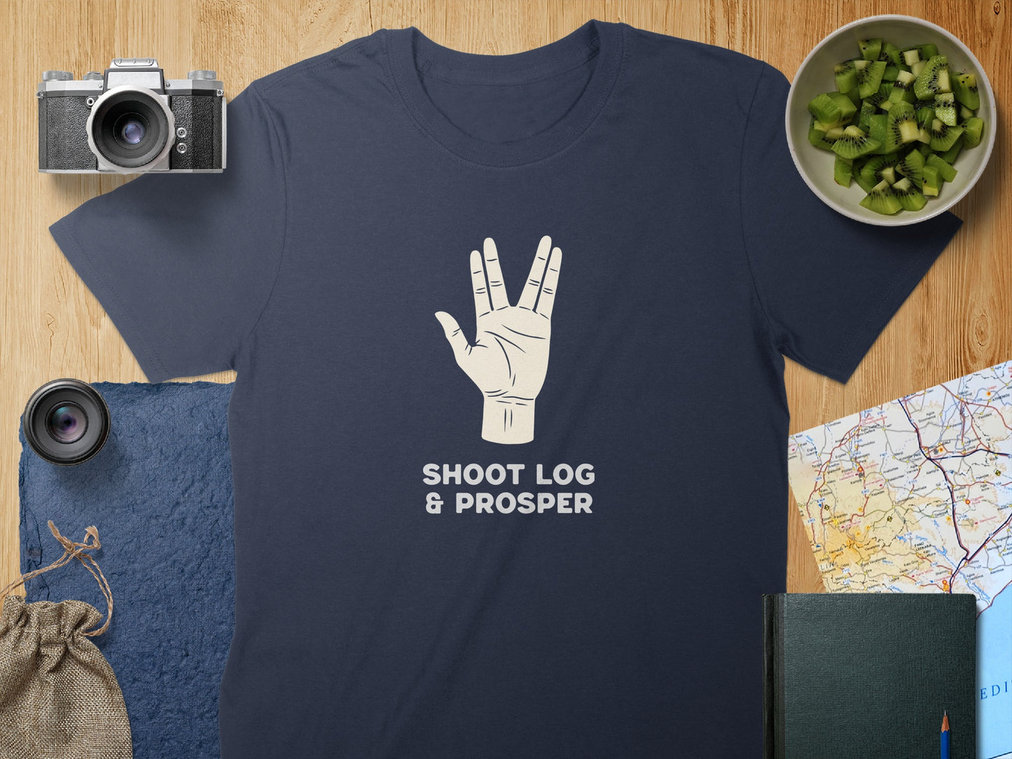 Shoot Log & Prosper Design T-Shirt Product Type