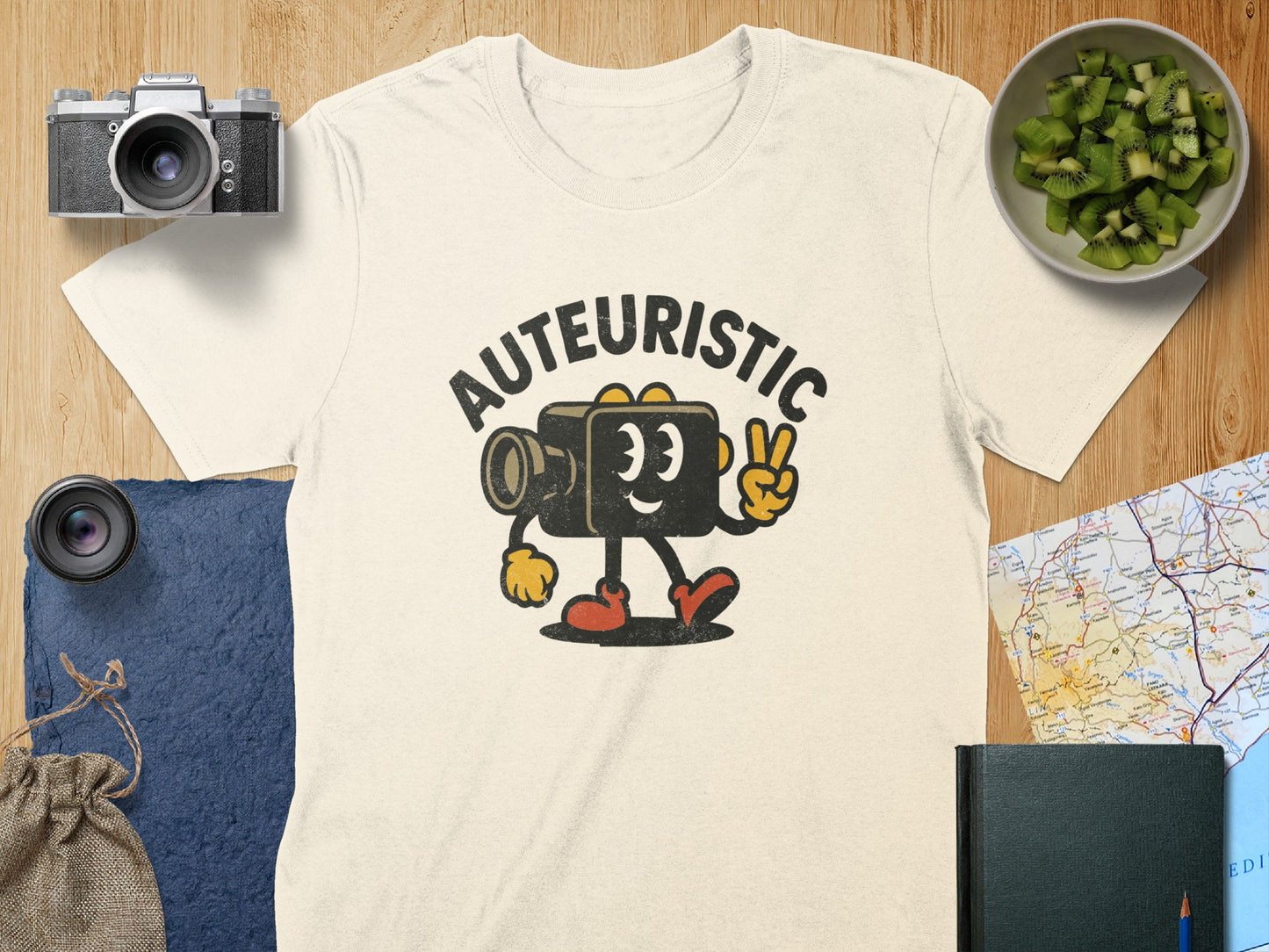 Auteuristic Graphic Print Casual Tee Shirt product type