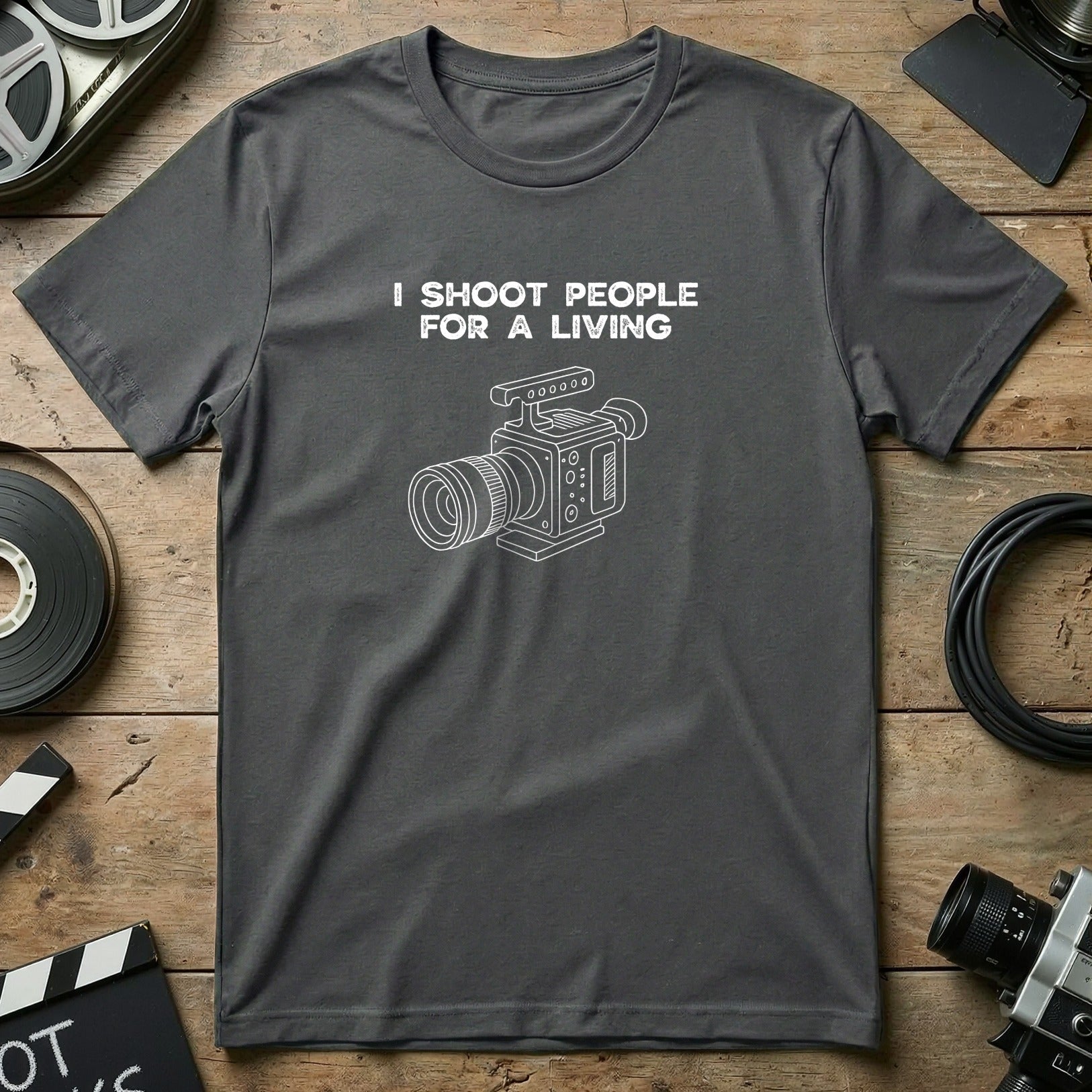 I Shoot People For A Living Statement Tee