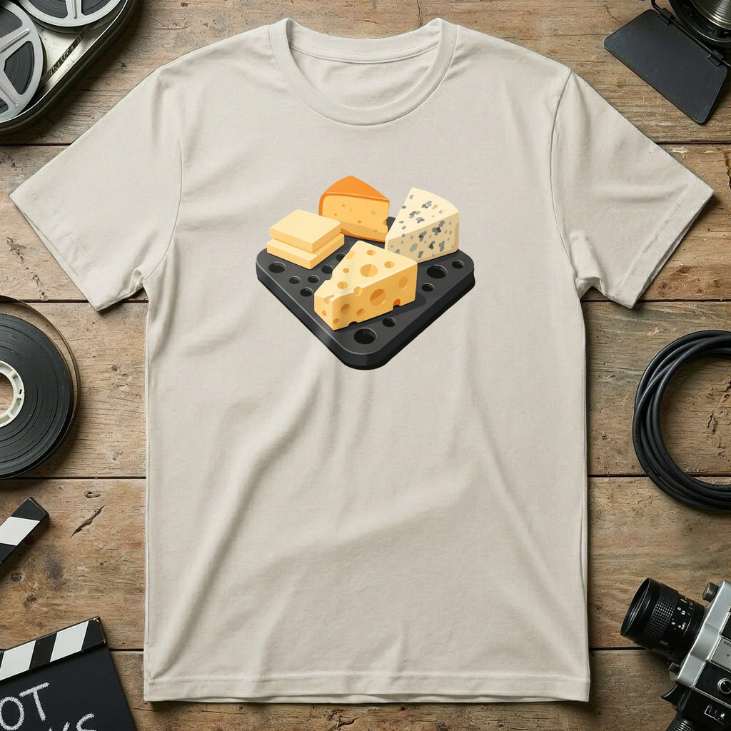 Assorted Cheeses on Cutting Board Graphic T-shirt