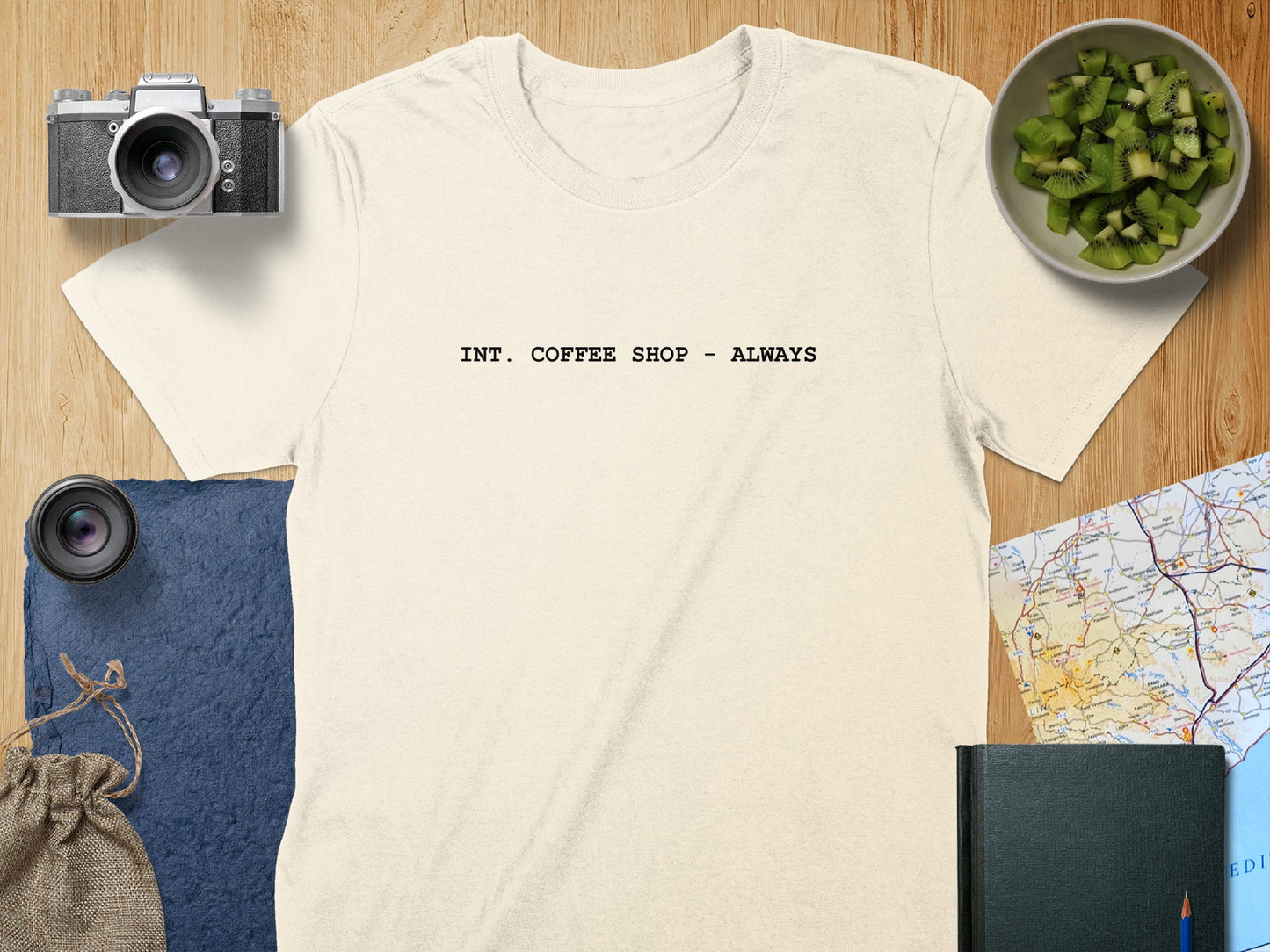 Int Coffee Shop Always Tee Statement T-shirt product type