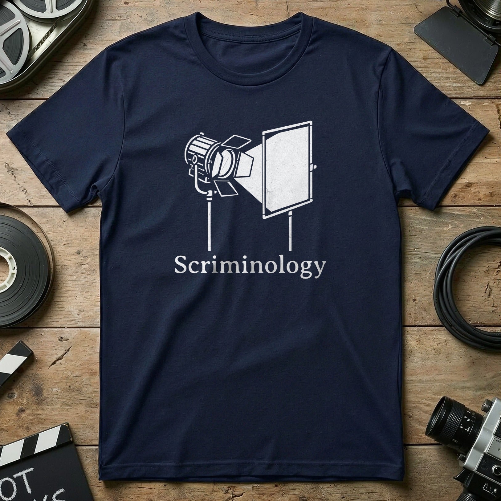 Scriminology Film Crew Shirt Cinematic Lighting Tee