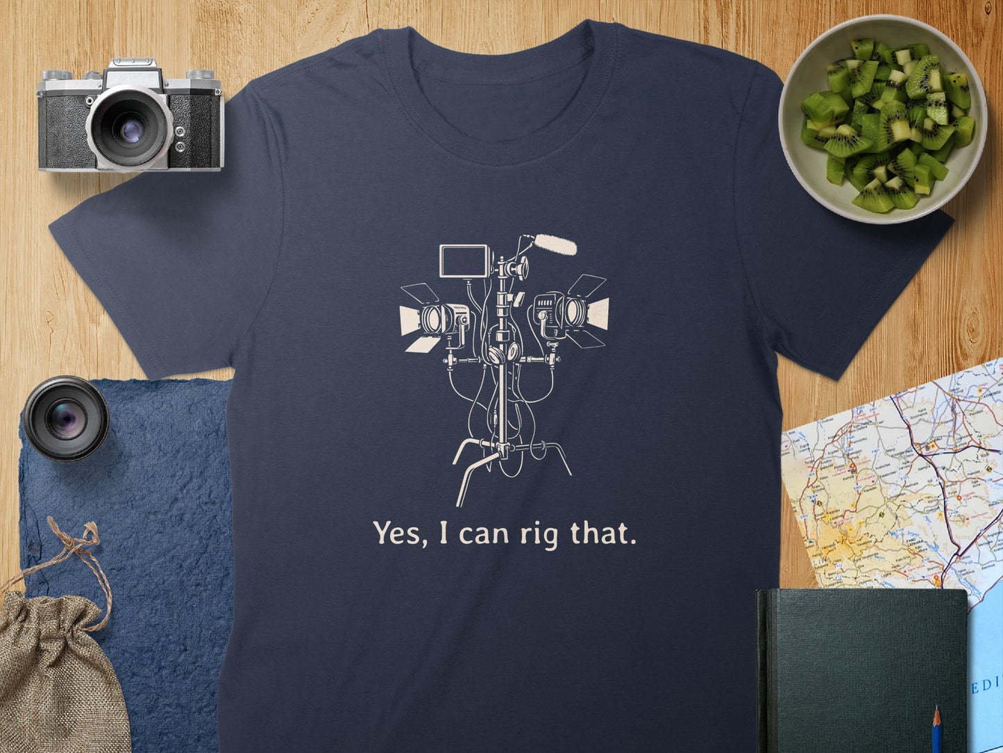 Yes I Can Rig That Statement Tee product type