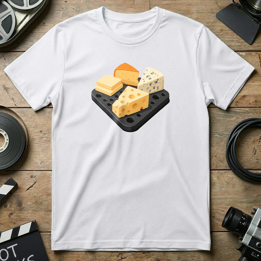Cheese Platter Graphic Print T-Shirt Unisex Casual Wear