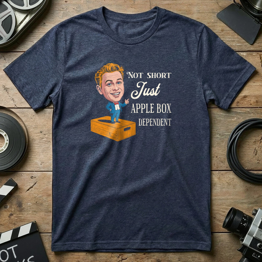 Not Short Just Apple Box Dependent Graphic Tee
