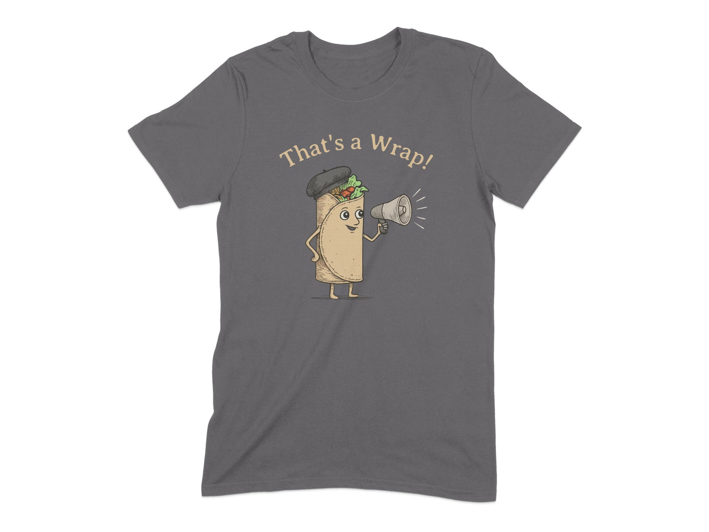 Funny That's a Wrap Burrito Graphic Shirt