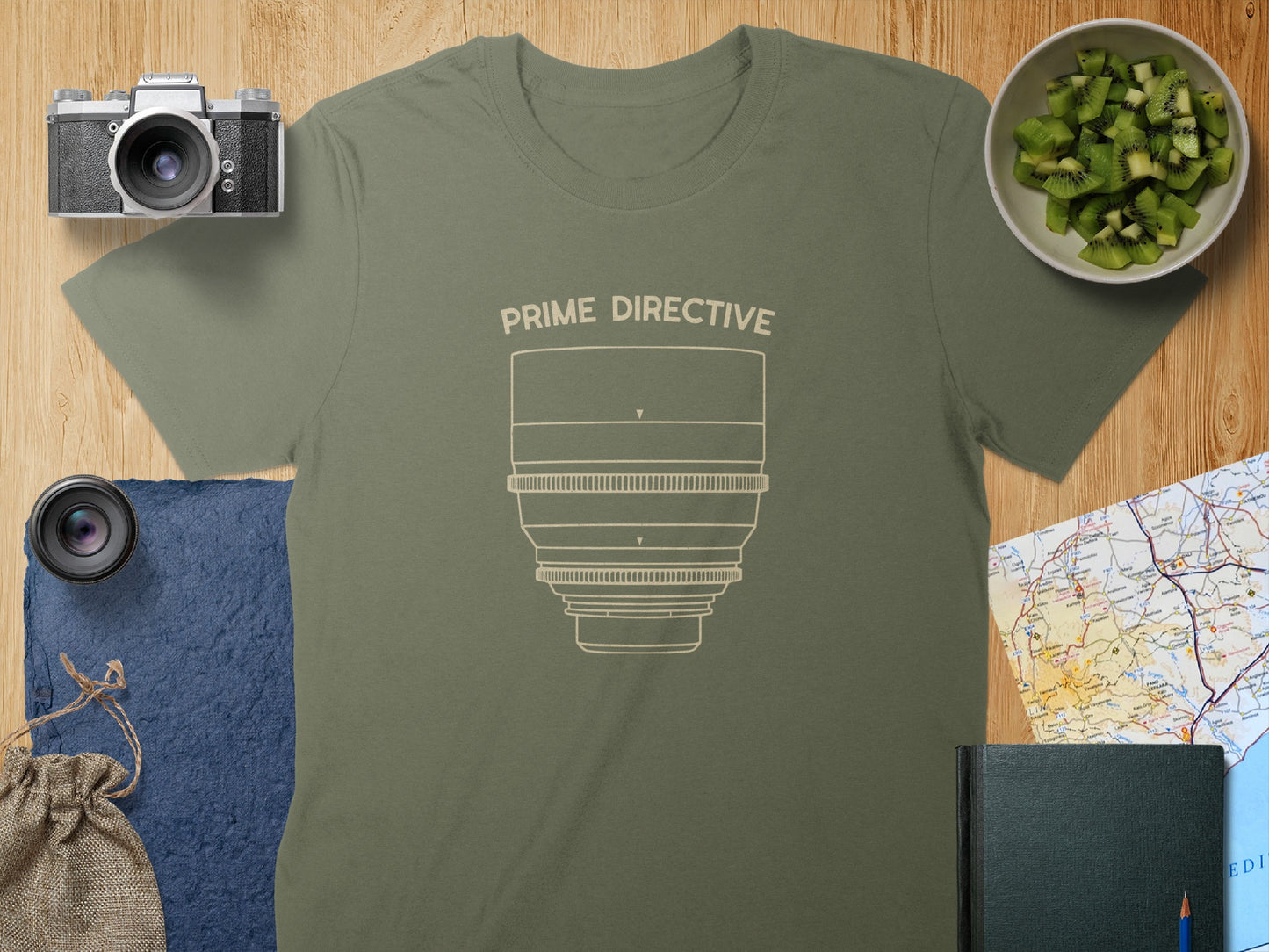 Prime Directive Camera Lens Graphic T-Shirt product type
