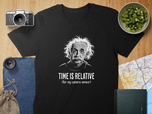 Time Is Relative Einstein Graphic Tshirt product