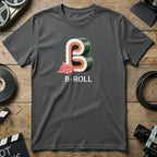 B-Roll Graphic T-shirt for Film Enthusiasts