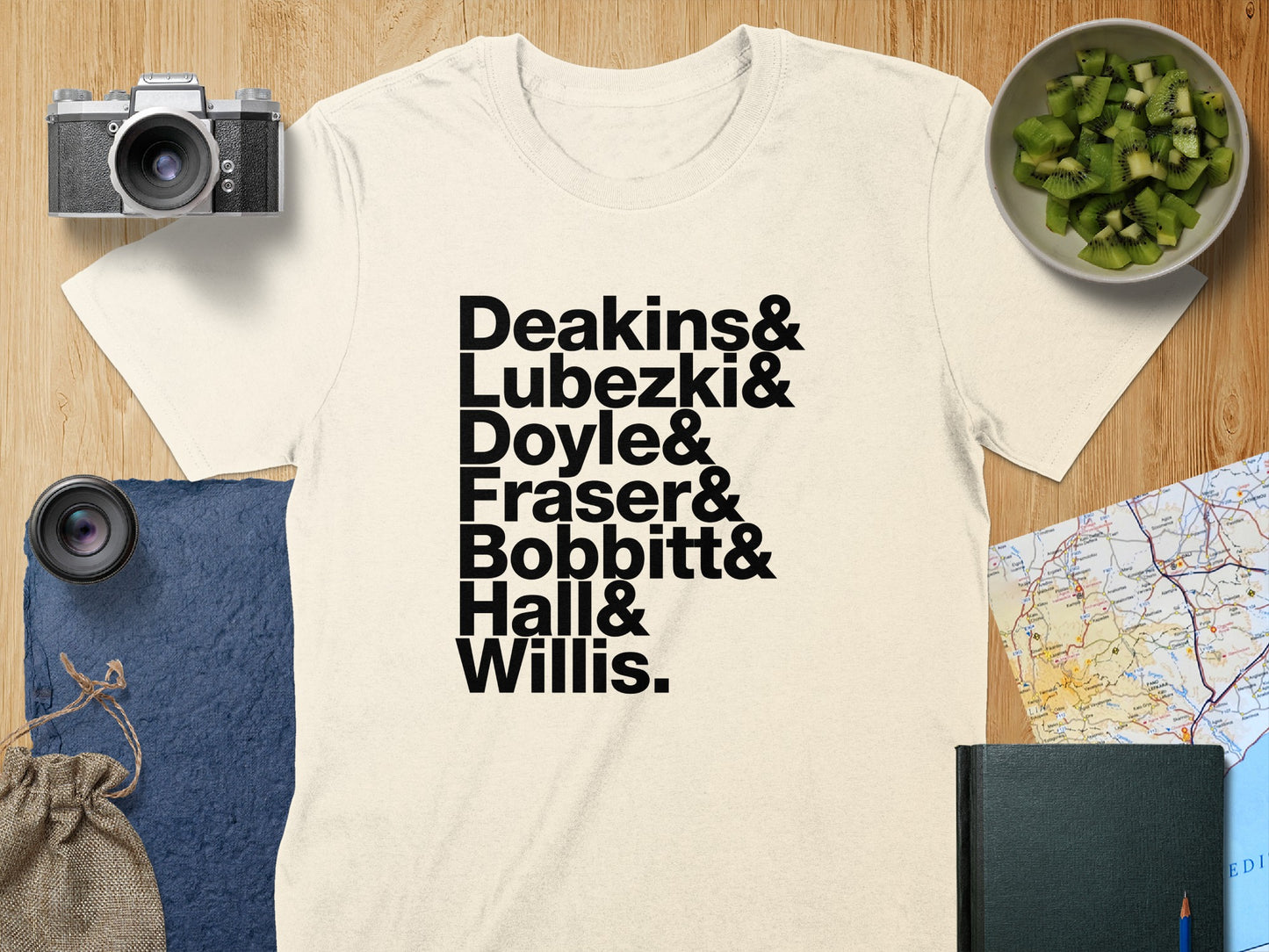 Famous Filmmakers List Design T-Shirt product type